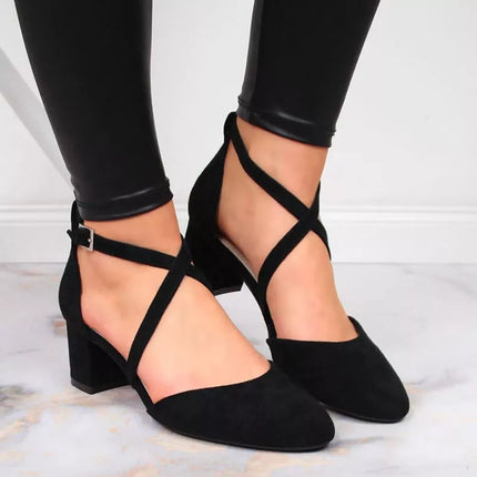 Sergio Leone W SK365A juodi sandalai su dirželiais