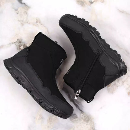DK Jr DK58A Waterproof Insulated Snow Boots, Black