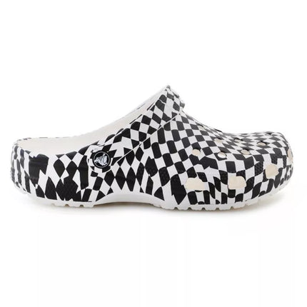 Crocs Classic iškreiptų languotų klumpių 211007-103 šlepetės