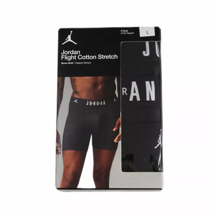 Patogūs vyriški bokseriai Jordan Boxers 3 vnt. Juodi - JM0622-023