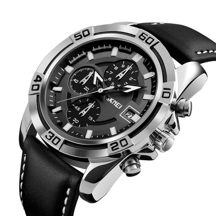 Men's Watch Skmei 9156SIBK + BOX