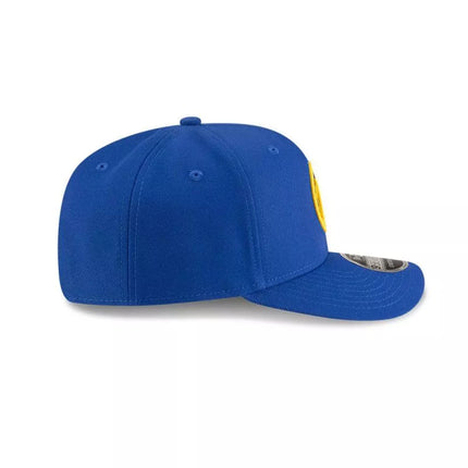 New Era 9SEVENTY Golden State Warriors NBA komandos mėlynas „Stretch Snapback“ stiliaus kepurė - 60755456