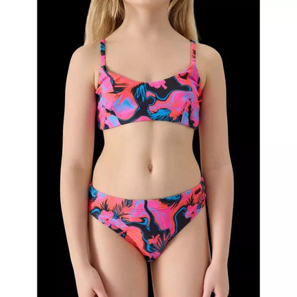 Girls' two-piece swimsuit 4F JUNIOR 4FJWSS25UBKSF046-90A
