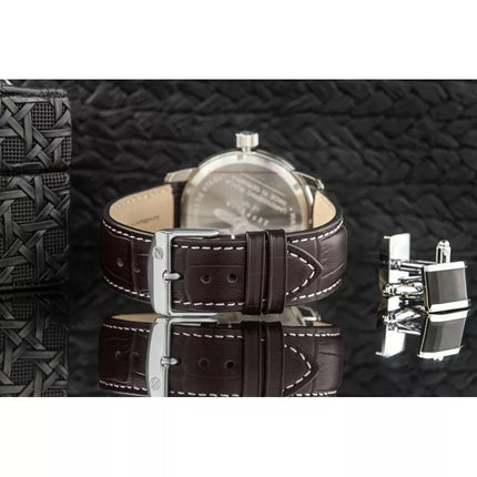 Men's Watch ZEPPELIN LZ127 Graf Zeppelin GMT 7642-5 + BOX