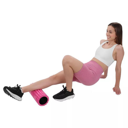 PINK EXERCISE ROLLER 33x14.5CM 800G