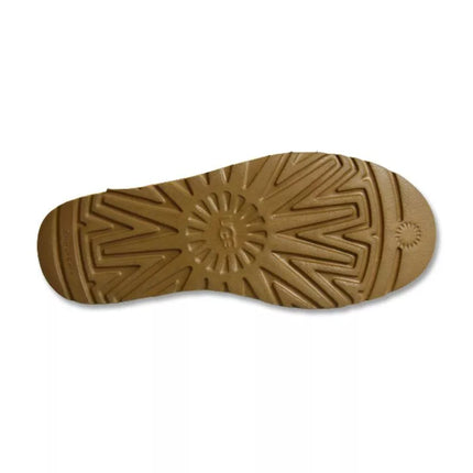 Moteriški UGG Classic Mini Zipper Tape Logo Kaštoniniai Sniego Batai - 1144034-CHE
