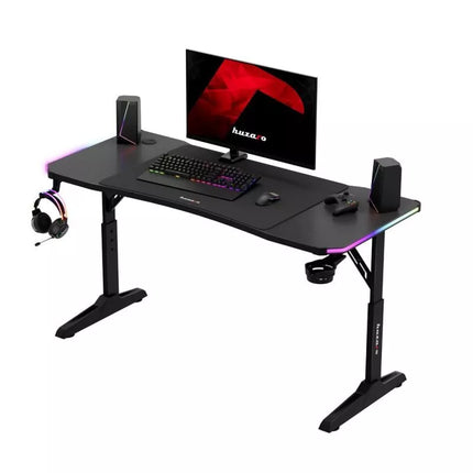 Huzaro Hero 3.6 RGB Juodas žaidimų stalas