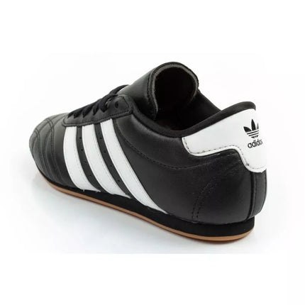 Adidas women's sports shoes Taekwondo Lace black fashionable leather