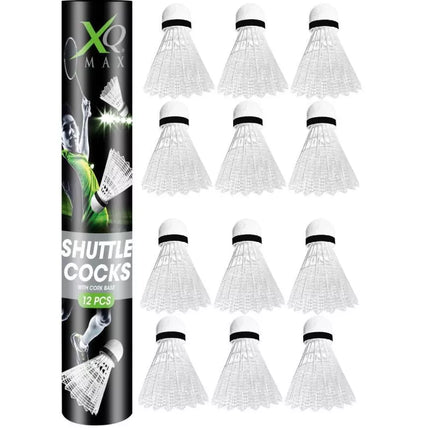 Nailoninis badmintono plunksna xqmax, 12 vnt. vamzdelyje