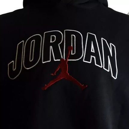 Air Jordan Brooklyn Fleece Vyriškas Džemperis su Gobtuvu Juodas - IB7241-010