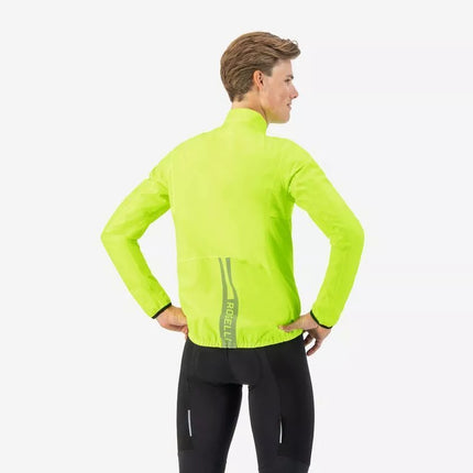 Rogelli rain jacket DISTANCE fluor L