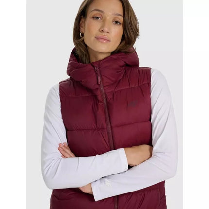 Women's down vest with synthetic filling 4F 4FRAW25TVJAF326-60S