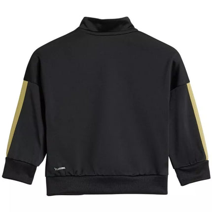 adidas Essentials Climacool Kids Tracksuit Black and Gold JC8857