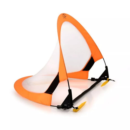 Pop-up soccer training goal - orange (S) 76x45x45 cm