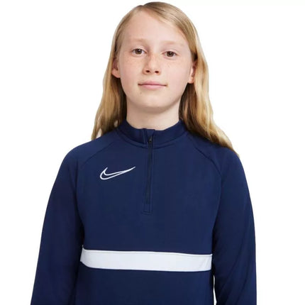 Nike Academy 21 Dril Top Jr CW6112 451 džemperis