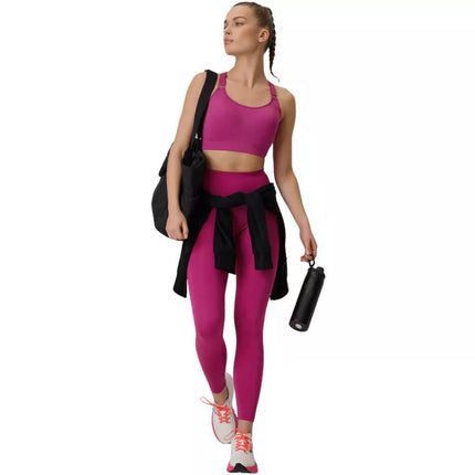 Women's leggings 4F FNK F418 pink 4FWSS26TFTIF418 54S