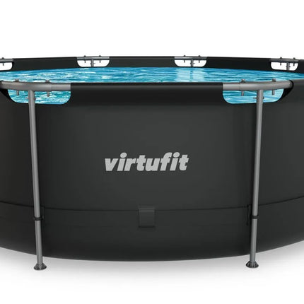 VIRTUFIT APVALUS BASEINAS 366 CM SU FILTRO SIURBLIU