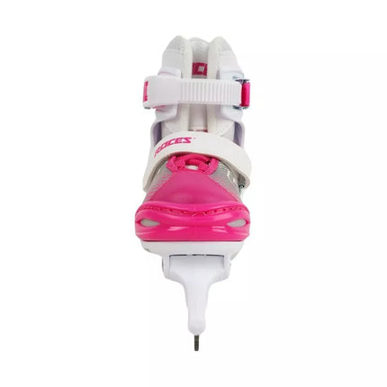 Roces Jokey Ice X skates white and pink 450746 001