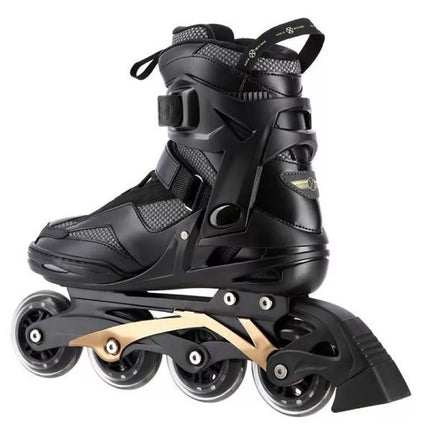 NILS EXTREME NA2150 Riedučiai, juodi ir auksiniai, 44 dydis