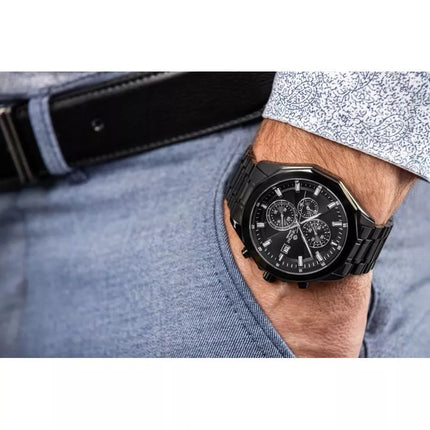 Men's Watch Giewont Chronograph Sapphire Black GW7290-B1