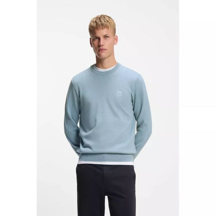 Boss Knitwear Kanovano_S Men's Sweatshirt Light/Pastel Blue (50527583-451)