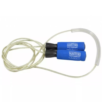 Bokso šokinėjimo virvė su svareliais 2 x 160g SBS-W 14256-W02