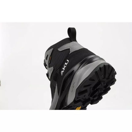 Vyriški trekingo sportiniai batai Adapta Gore-tex odiniai pilki juodi Aku