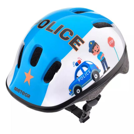 Meteor KS06 S 17443 Dviračio Šalmas 48-52 cm Policija