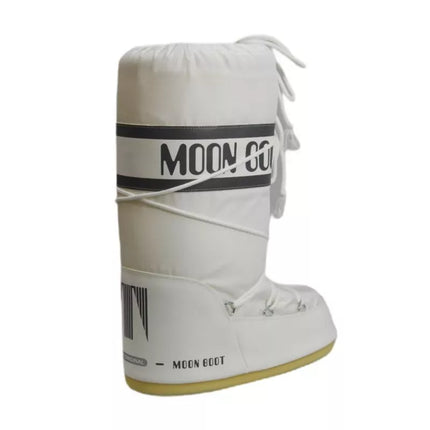 Moteriški Moon Boot MB Icon Nylon balti žiemos sniego batai - 80D1400440-A001