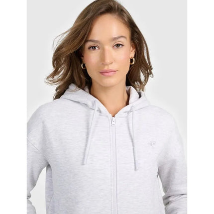 Women's zip-up hooded sweatshirt 4F 4FRMM00TSWSF2772-27M