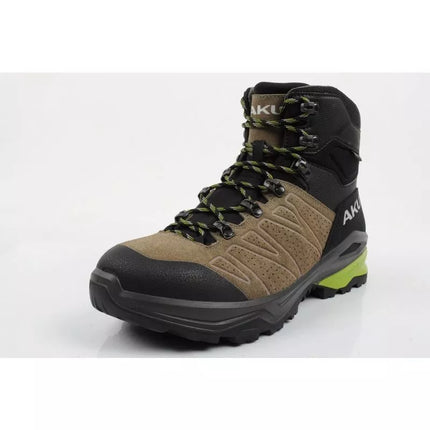 Aku men's trekking sports shoes Adapta Gore-tex leather black green