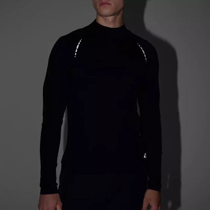 Men's longsleeve t-shirt 4F M417 deep black 4FWAW25TFLOM417 20S