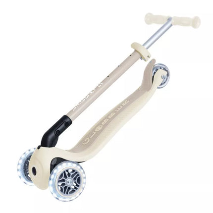 Globber PRIMO FOLDABLE LIGHTS ECOLOGIC scooter - Coconut (696-566-2)