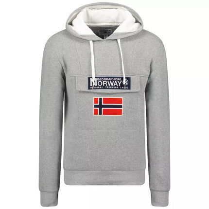 Geographical Norway Gadrien DB 054 M džemperis WW6114H/GN/Blended pilka / balta