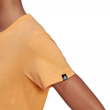 Adidas marškinėliai su gėlėtu grafiniu raštu GL1030 moterims