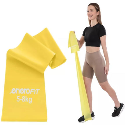TRAININIMO JUOSTA PILATESO PRATIMAMS 2000x150x0.25MM 5-8KG GELTONA
