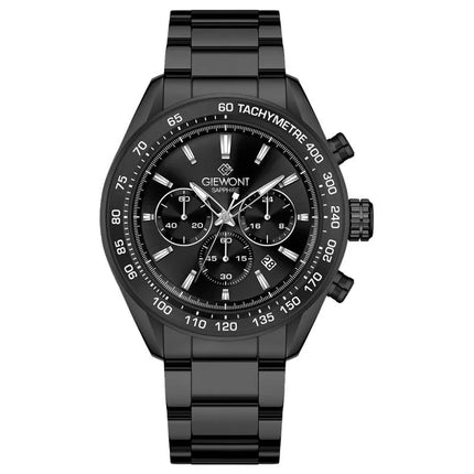 Men's Watch Giewont Chronograph Sapphire Black GW9580-B2