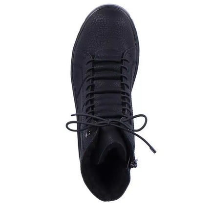 Rieker W R279B suomėti aulinukai, juodi