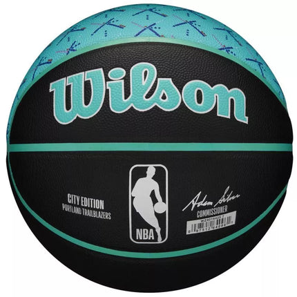 Wilson NBA Kolekcinis miesto kamuolys Portland Trail Blazers WZ4016425ID