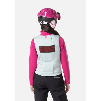 ROSSIGNOL FLEXVENT VEST KIDS AQUA blue children's ski protector