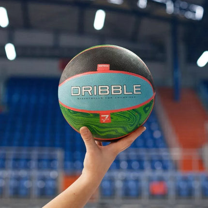Meteor Dribble Krepšinio Kamuolys Mėlyna/Žalia
