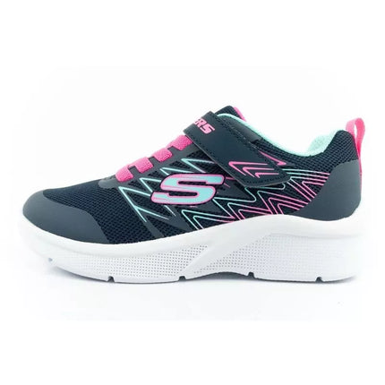 Skechers Microspec lengvi vaikiški sportiniai bateliai mergaitėms