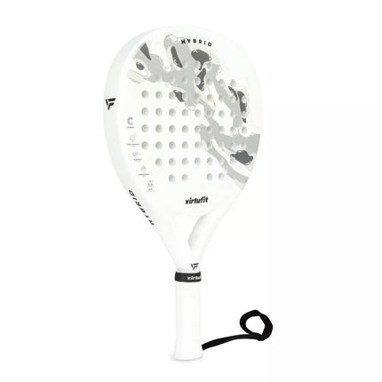 VIRTUFIT HYBRID PADEL RACKET - WHITE-GRAY