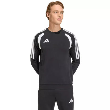 Vyriškas adidas Tiro 26 League Sweat Crew džemperis, juodas ir baltas KF3413