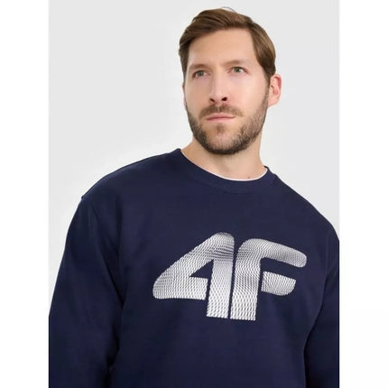 Men's sweatshirt without zipper and hood 4F 4FRMM00TSWSM2479-31S