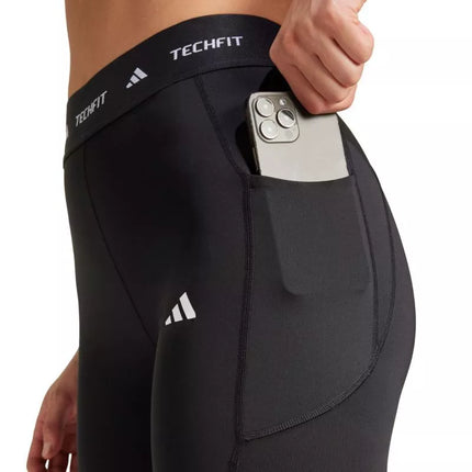 Adidas Techfit Stash Pocket Full-Length women's leggings black IT2282