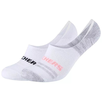 Skechers 2 poros Akiuotos kojinės SK44008-1001 Baltos 39-42