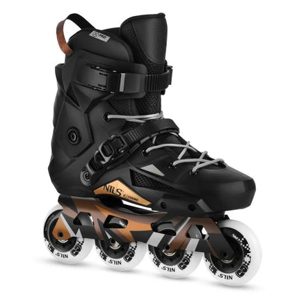 NA1601 SLALOM ROLLER SKATES SLAYD BLACK SIZE 40 NILS EXTREME