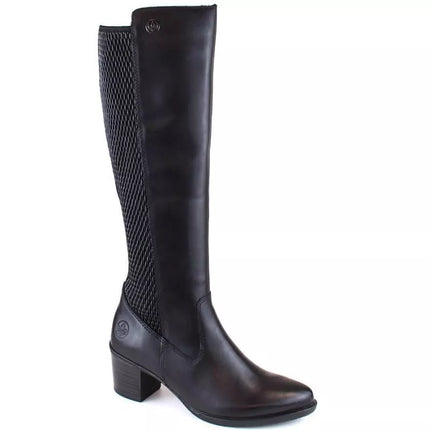 Rieker insulated boots with elastic band, leather W Y2050-00 RKR638