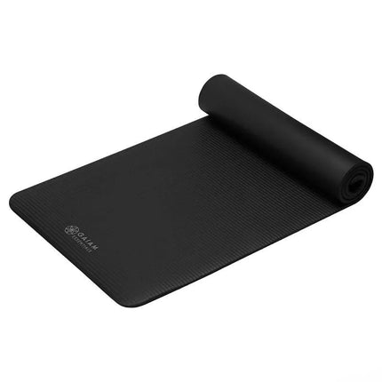 Gaiam 10mm sporto kilimėlis su dirželiu